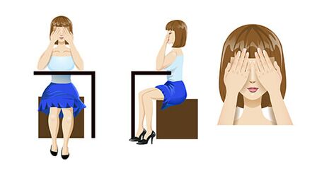 Palming je skvělé cvičení pro uvolnění očí.